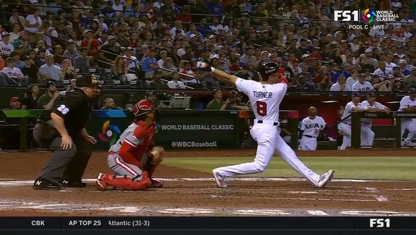 Trea Turner's solo homer headlines USA's dominant second inning against Canada, 12-1