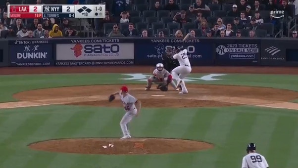 Isiah Kiner-Falefa scores on a walk-off sac fly to secure the Yankees win over the Angels in extra innings