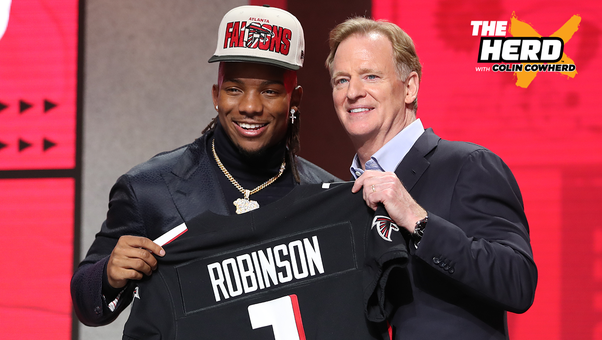 Falcons select RB Bijan Robinson 8th overall in the 2023 NFL Draft | THE HERD