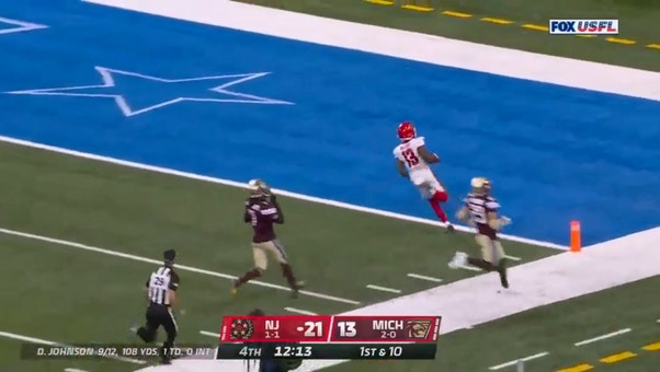 De'Andre Johnson connects with Alonzo Moore on a 72-yd touchdown to extend the Generals' lead over the Panthers