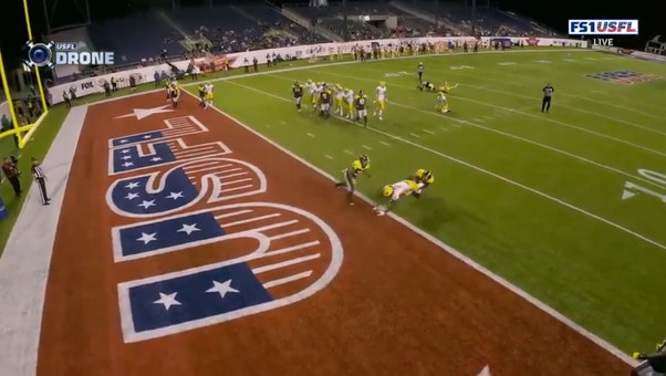 Case Cookus finds Samuel Akem for a one-yard touchdown as Stars trim Maulers' lead