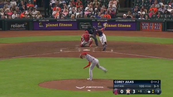 Astros' Corey Julks crushes a homer off Shohei Ohtani to extend the lead over the Angels