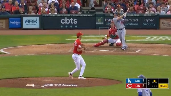 Will Smith goes OPPO for a two-run home run to add to the Dodgers lead over the Reds