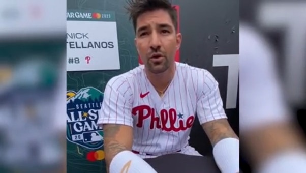 Matt Olson and Nick Castellanos discuss the original expectations of Shohei Ohtani as a two-way player