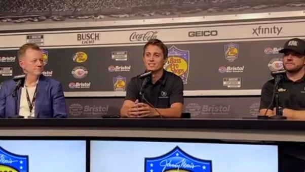 An emotional Zane Smith talks about what it means to go Cup Series racing with the Trackhouse and Spire Alliance in 2024