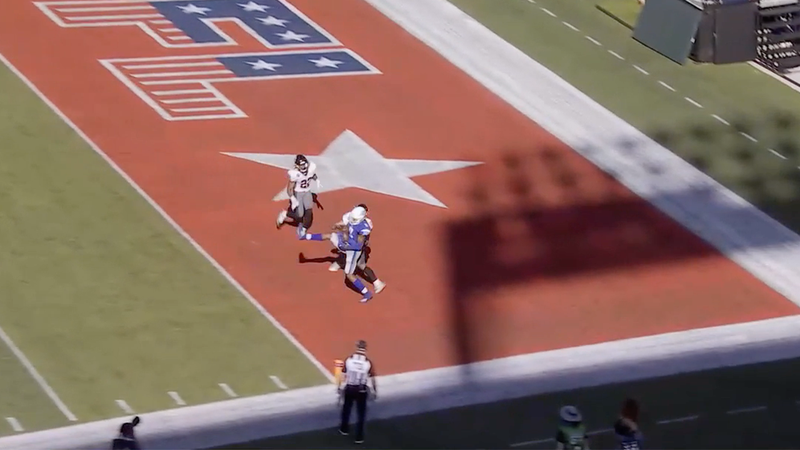 Breakers QB Kyle Slaughter found Jonathan Adams to be the game-winner