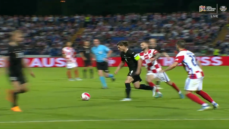 Rakúsko strieľa po sebe idúce góly a vedie 3:0 nad Chorvátskom