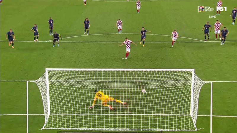 Le penalty d'Andrej Kramaric met la Croatie 1-1