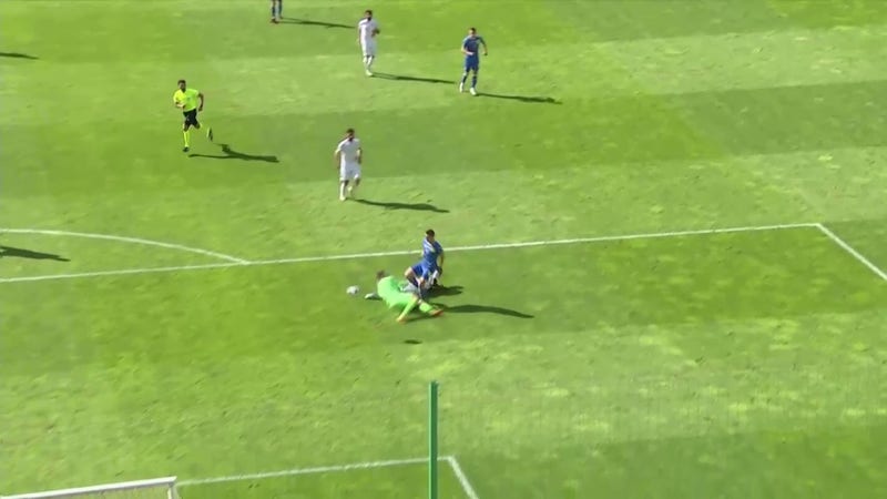 Trzeci gol dla Ukrainy to 3:0 po poważnym błędzie Armenii