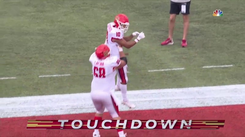 Generals QB Luis Perez finds Darrius Shepherd for go-ahead TD late in fourth quarter