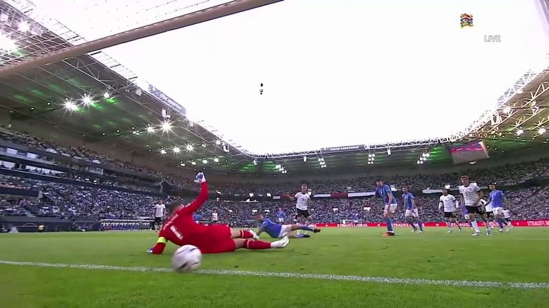 Joshua Kimmich oferă Germaniei un avans devreme în fața Italiei cu 1-0
