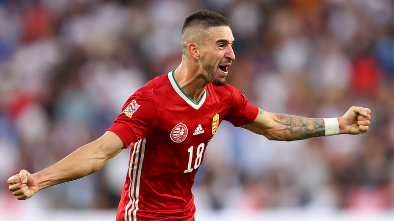 Zolt Nagy trece de apărarea Angliei pentru a aduce Ungaria cu 3-0