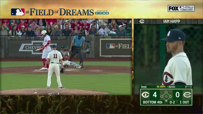 Mic'd Up: Ian Happ talks about his emotions playing in the Field of Dreams Game