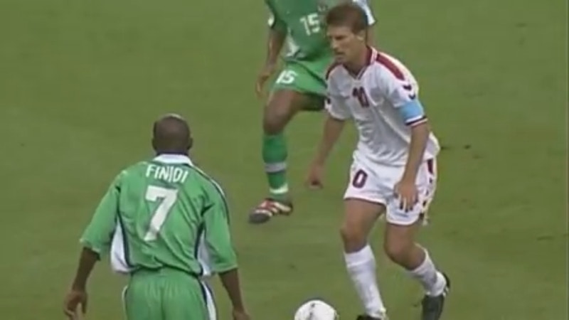 Michael Laudrup Assist: nr. 97 | Mest minneverdige øyeblikk i FIFA verdensmesterskapshistorie