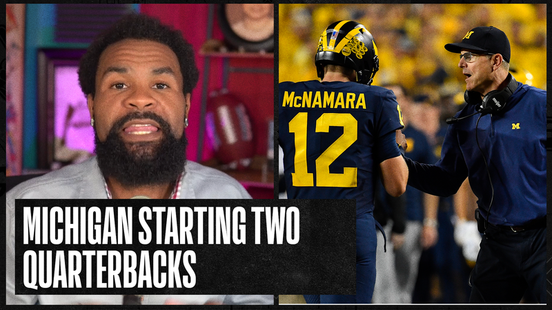 Michigan starts two different quarterbacks.