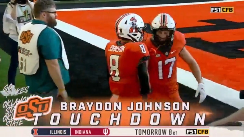 Sanders dzwoni do Braydona Johnsona na 13 jardów TD