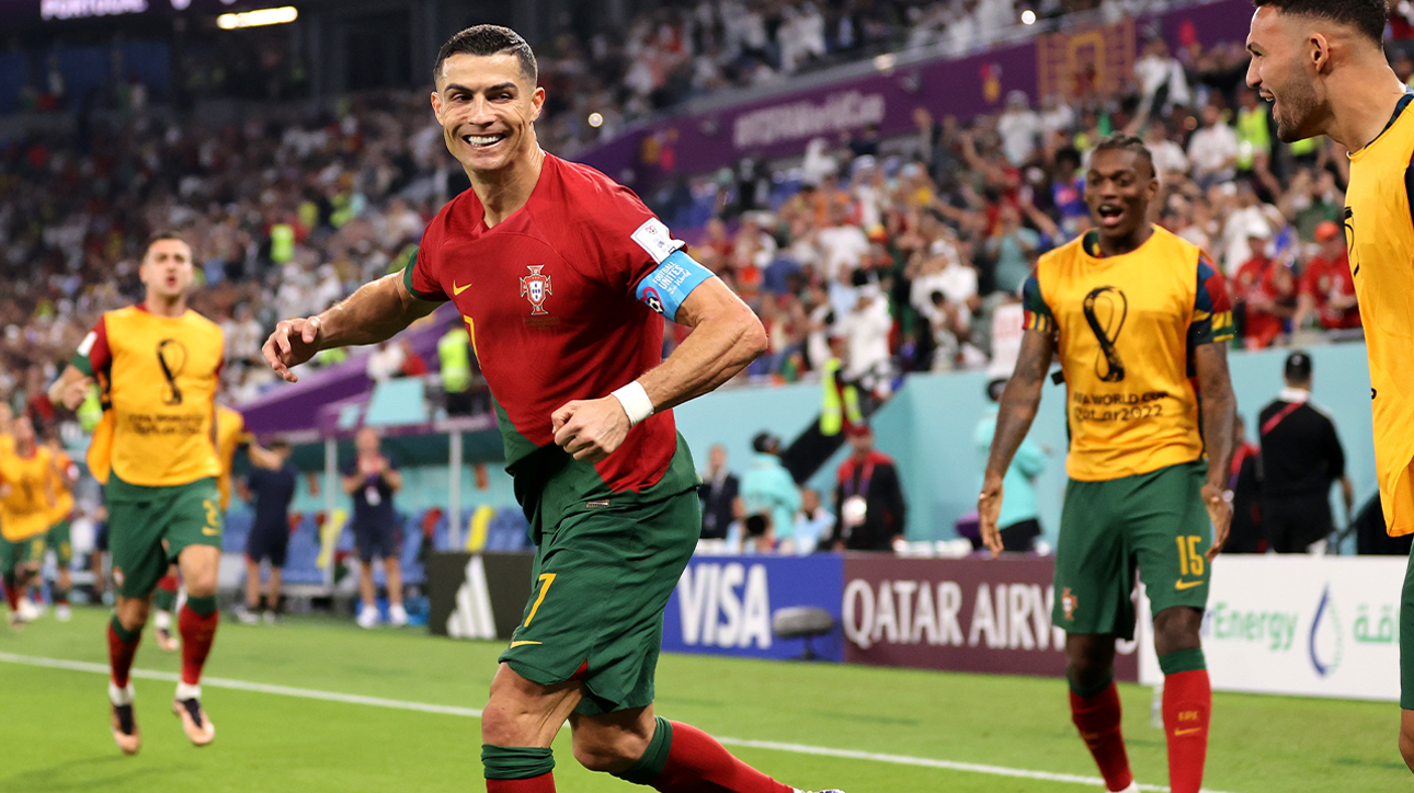 Portugal's Cristiano Ronaldo scores goal vs. Ghana in 62' | 2022 FIFA World Cup