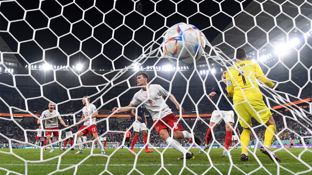 Denmark's Andreas Christensen scores goal vs. France in 68' | 2022 FIFA World Cup