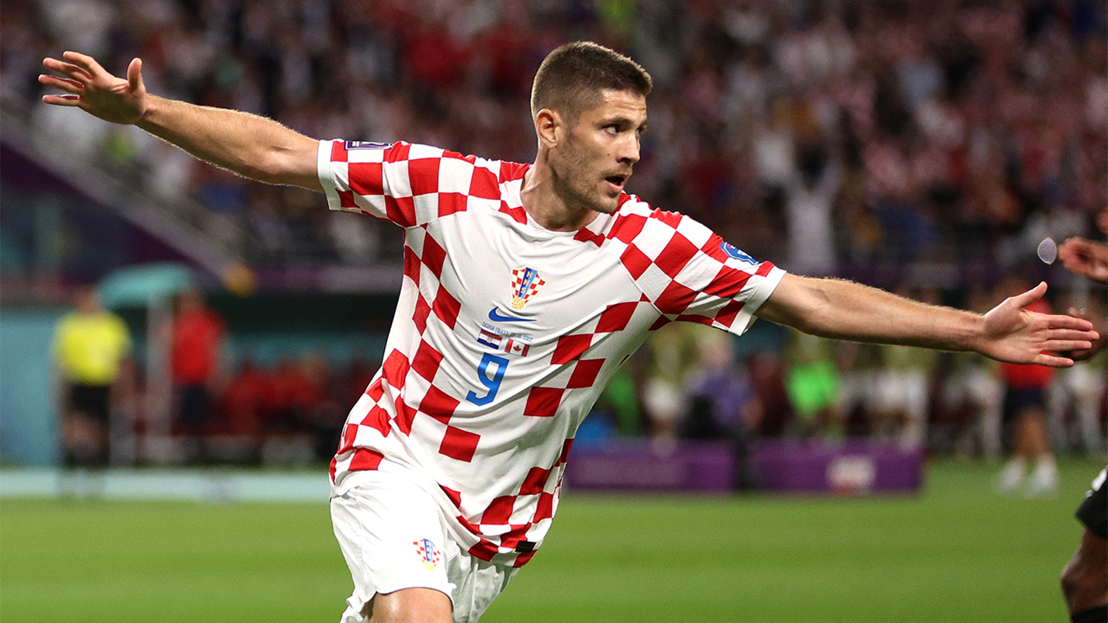 Andrej Kramaric of Croatia scores goal against Canada in 36' | FIFA World Cup 2022