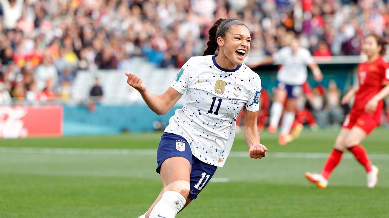 USA's Sophia Smith scores goal vs. Vietnam in 45+7' | 2023 FIFA Women's World Cup