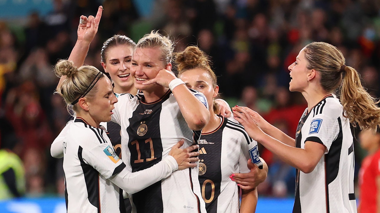 Germany's Alexandra Popp scores goal vs. Morocco in 39' | 2023 FIFA Women's World Cup