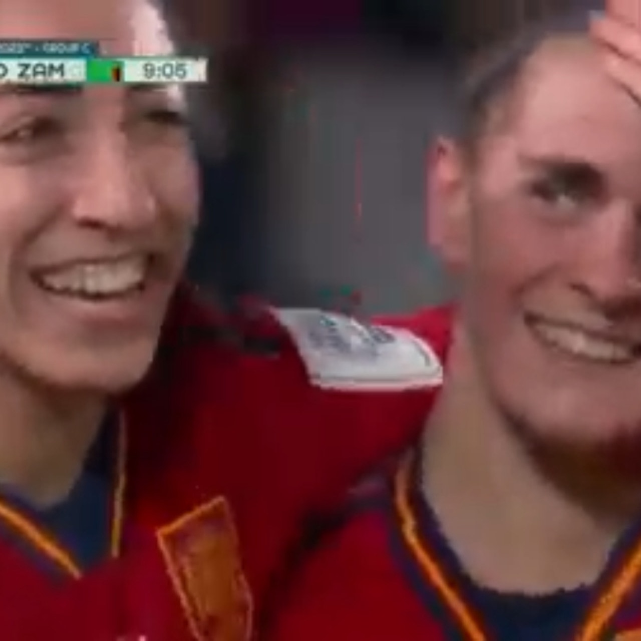 Spain's Jennifer Hermoso Fuentes scores goal vs. Zambia in 13