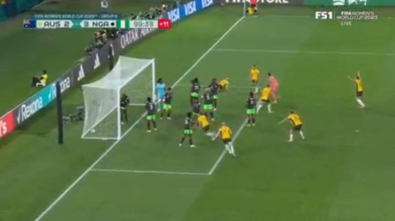 Australia's Alanna Kennedy scores goal vs. Nigeria in 90+10' | 2023 FIFA Women's World Cup