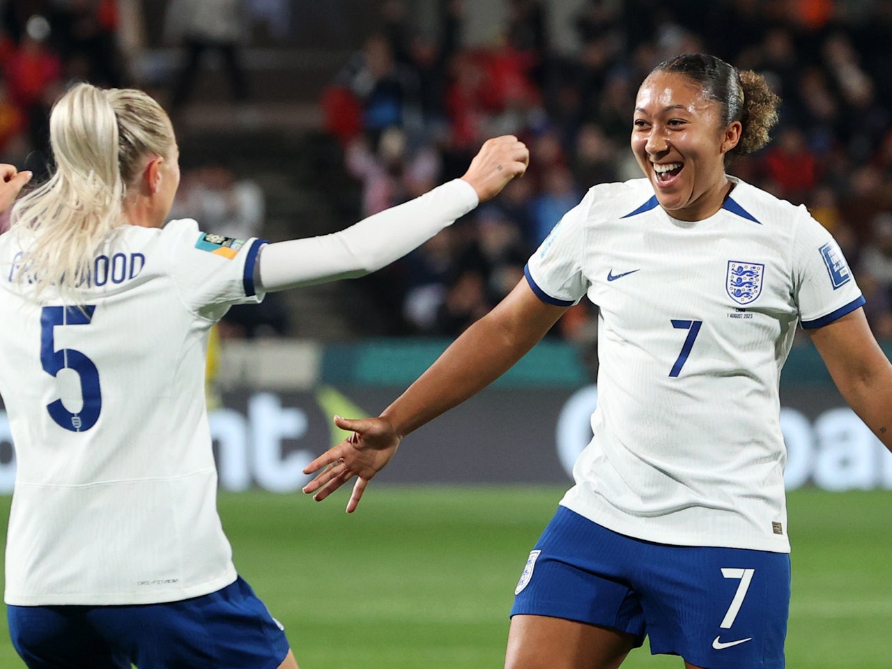 England's Alessia Russo scores goal vs. Australia in 86