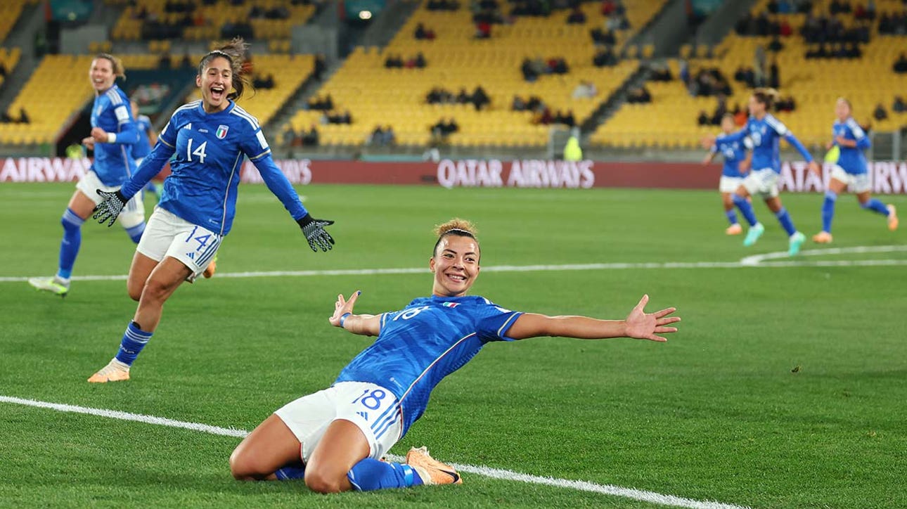 Italy's Arianna Caruso scores goal vs. South Africa in 74' | 2023 FIFA Women's World Cup