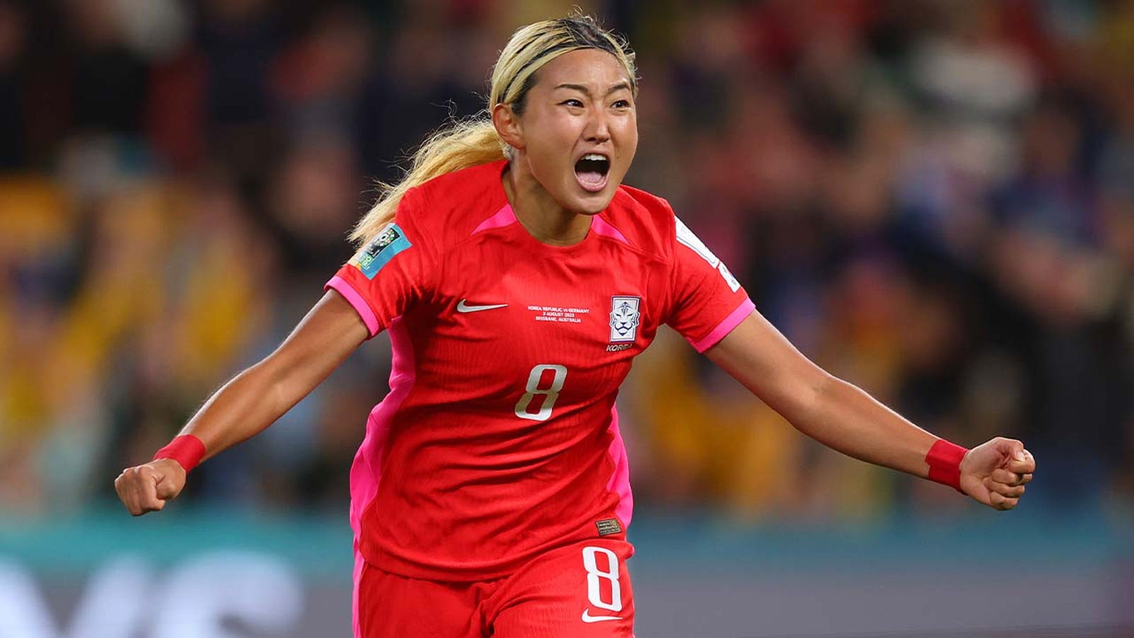 South Korea's Cho Sohyun scores goal vs. Germany in 6' | 2023 FIFA Women's World Cup