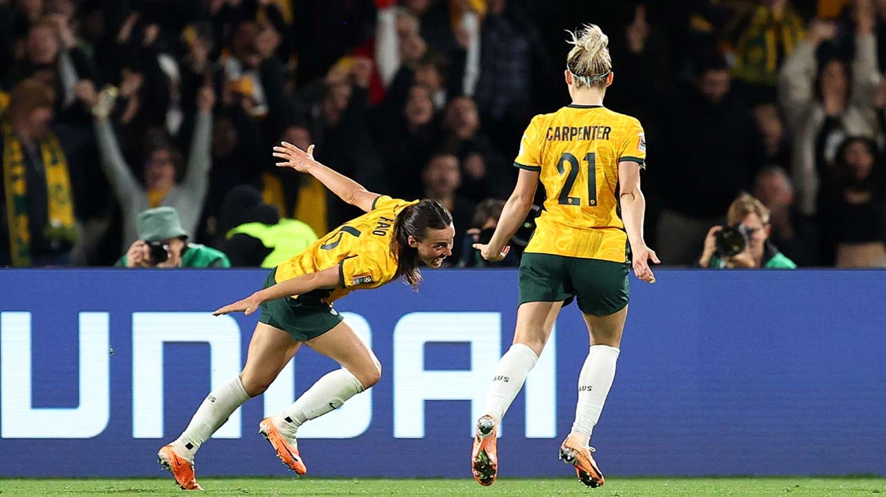 Australia's Hayley Raso scores goal vs. Denmark in 71' | 2023 FIFA Women's World Cup