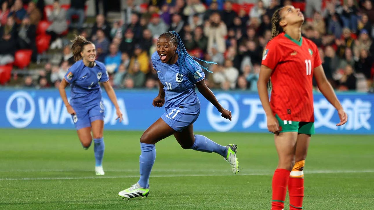 France's Kadidiatou Diani scores goal vs. Morocco in 15' | 2023 FIFA Women's World Cup