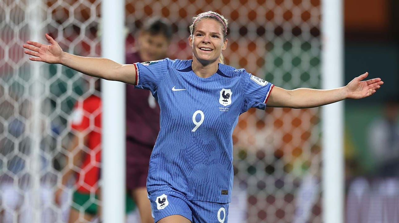 France's Eugenie Le Sommer scores goal vs. Morocco in 70' | 2023 FIFA Women's World Cup