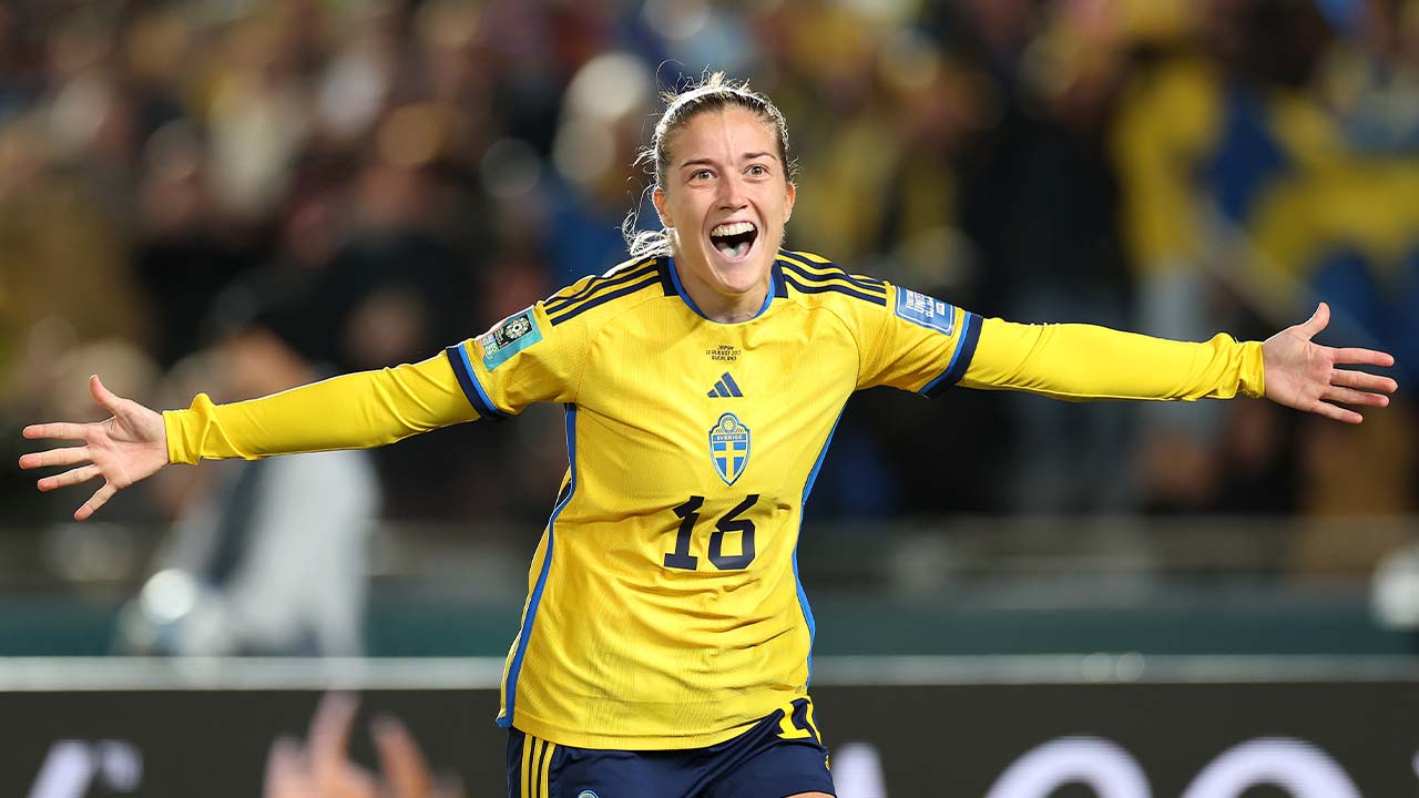 Sweden's Filippa Angeldal scores goal vs. Japan in 51' | 2023 FIFA Women's  World Cup