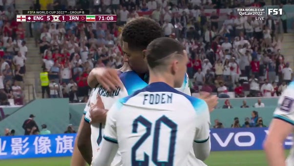 England's Marcus Rashford scores goal vs. Iran in 71' | 2022 FIFA World Cup