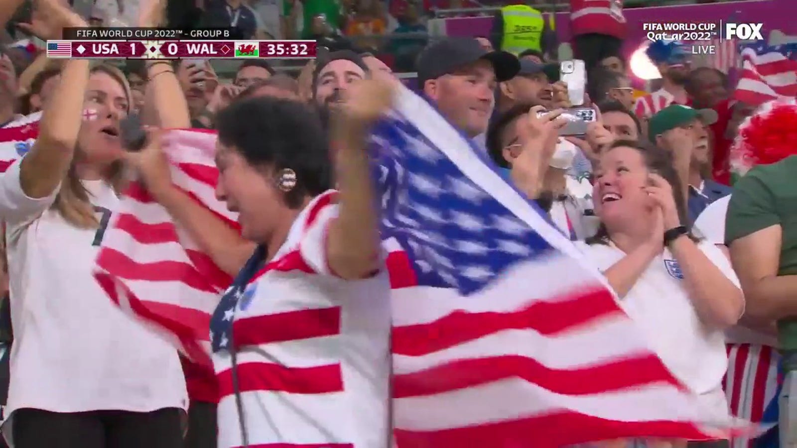 USA's Tim Weah scores goal vs. Wales