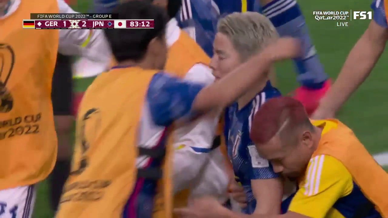 Japan's Takuma Asano scores goal vs. Germany in 83' | 2022 FIFA