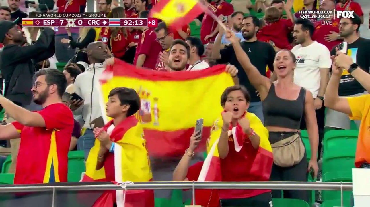Spain's Alvaro Morata scores goal vs. Costa Rica in 90+2' | 2022 FIFA World Cup