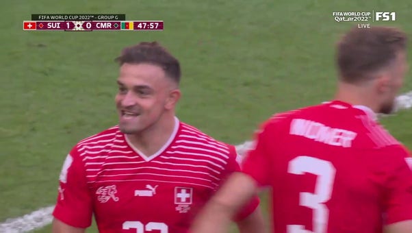 Switzerland's Breel Embolo scores goal vs. Cameroon in 48' | 2022 FIFA World Cup