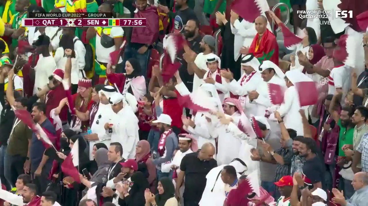 Qatar's Mohammed Muntari scores goal vs. Senegal in 78' | 2022 FIFA World Cup