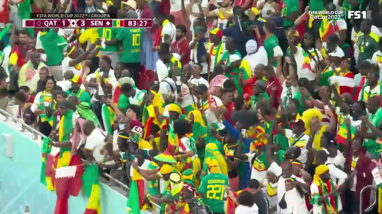 Senegal's Bamba Dieng scores goal vs. Qatar in 83' | 2022 FIFA World Cup