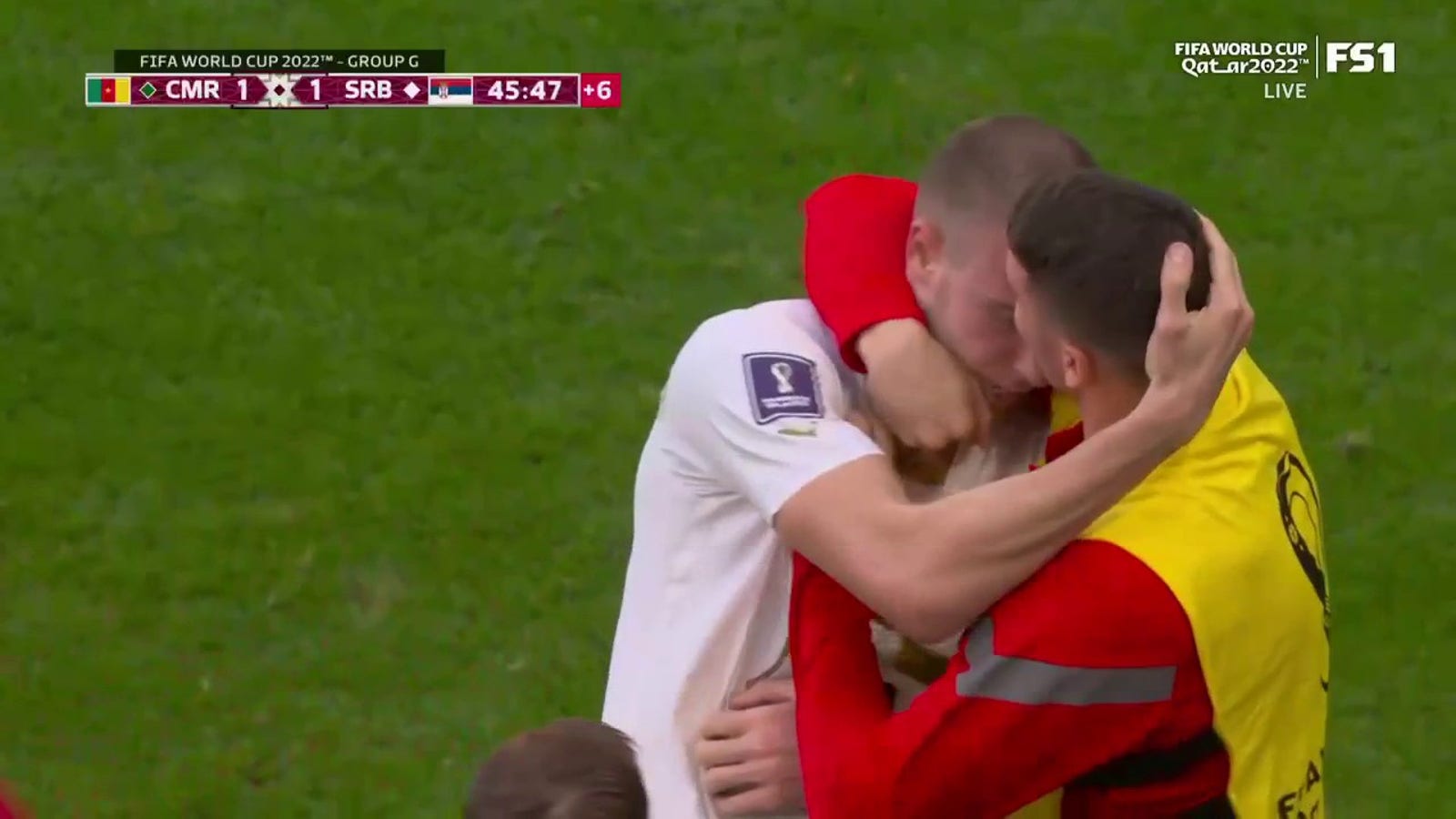 Serbia's Strahinja Pavlovic scores goal vs. Cameroon in 45+1' | 2022 FIFA World Cup