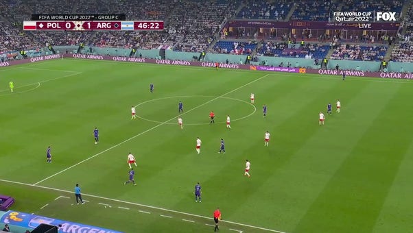 Argentina's Alexis Mac Allister scores goal vs. Poland in 46' | 2022 FIFA World Cup