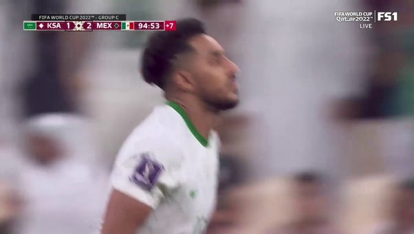 Saudi Arabia's Salem Al Dawsari scores goal vs. Mexico in 90+5' | 2022 FIFA World Cup