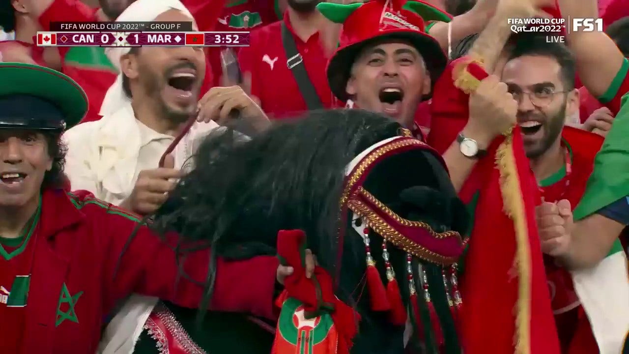 Morocco's Hakim Ziyech scores goal vs. Canada in 4' | 2022 FIFA