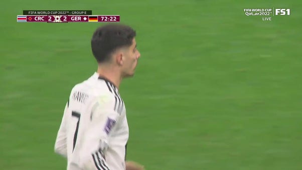 Germany's Kai Havertz scores goal vs. Costa Rica in 72' | 2022 FIFA World Cup
