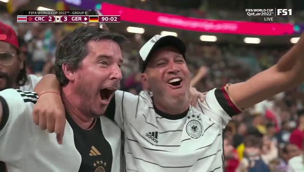 Germany's Niclas Fullkrug scores goal vs. Costa Rica in 90' | 2022 FIFA World Cup