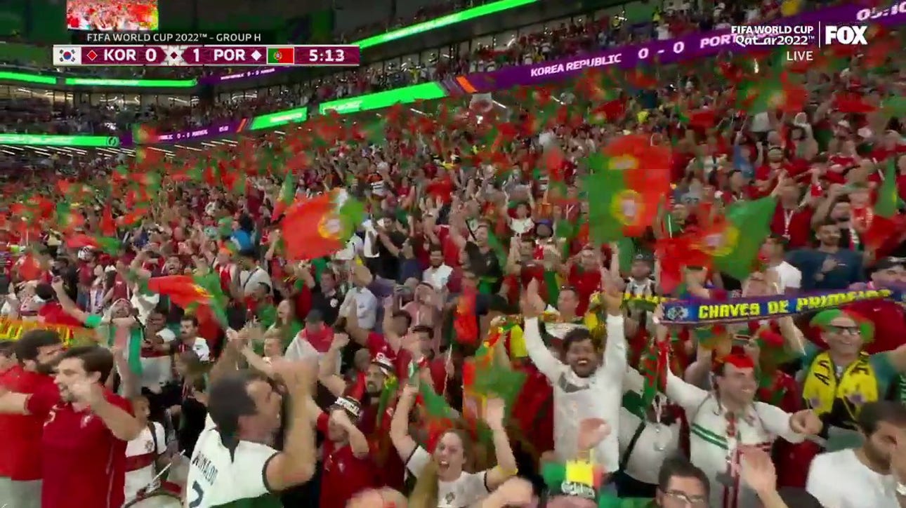 Portugal's Ricardo Horta scores goal vs. Republic of Korea in 5' | 2022 FIFA World Cup