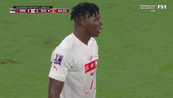 Switzerland's Breel Embolo scores goal vs. Serbia in 44' | 2022 FIFA World Cup