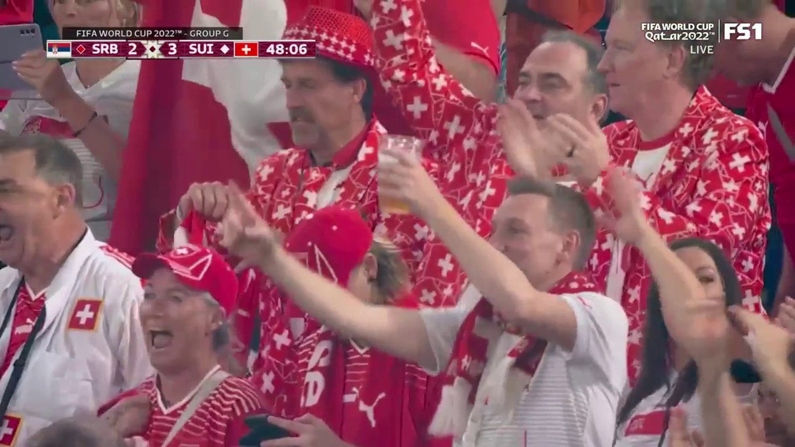 Switzerland's Remo Freuler scores goal vs. Serbia in 48'